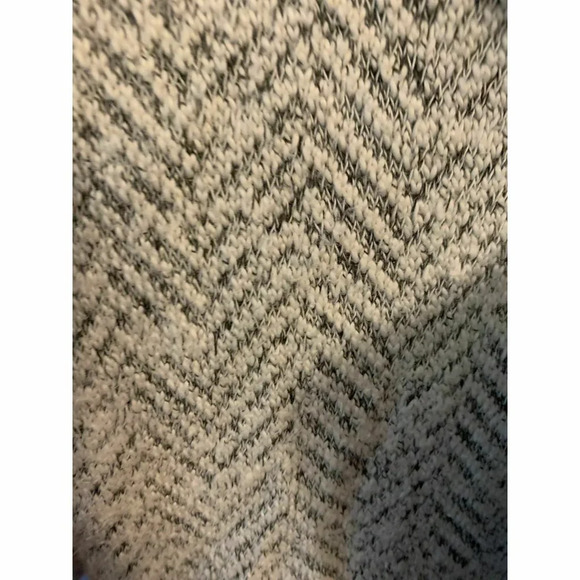 TOPSHOP 4 CARDIGAN KNIT GRAY GREY WHITE - Picture 3 of 3